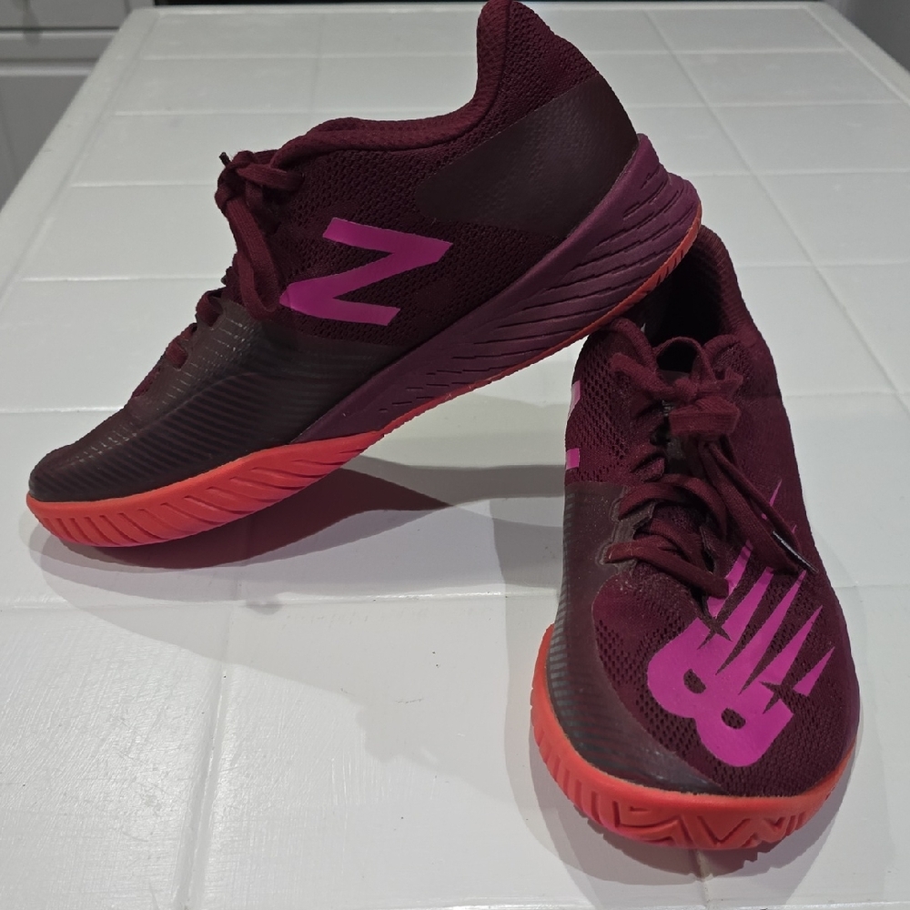 New Balance Women's Maroon and Magenta Athletic Shoes